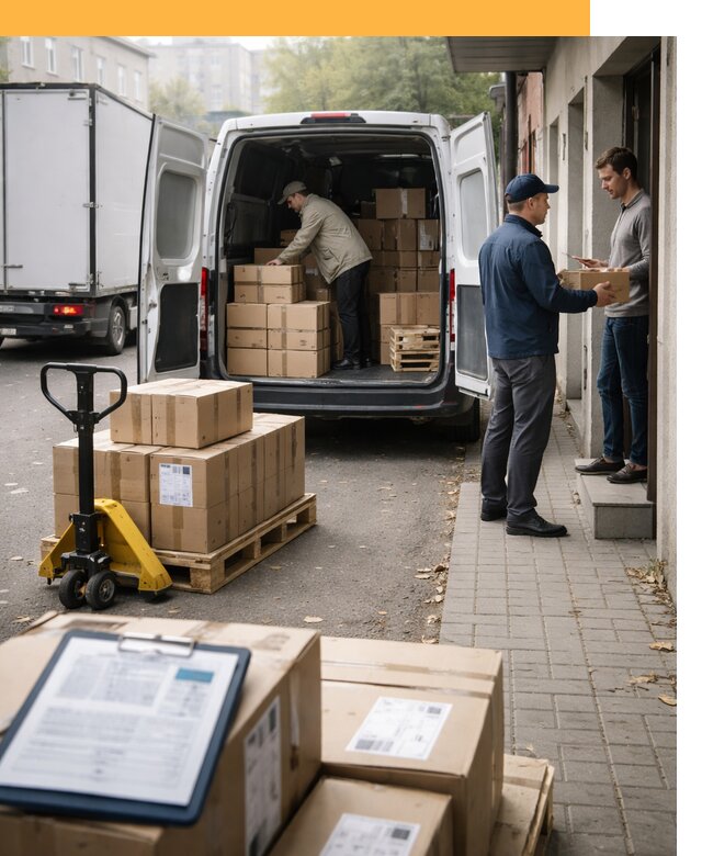 Доставка грузов от двери до двери с таможней от 45797 руб.