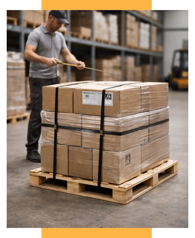 Упаковка и паллетирование грузов от 3562 р. | СетСервис-Блк