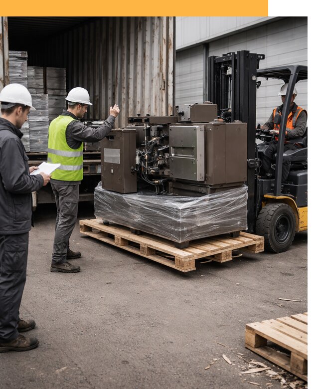 Доставка промышленного оборудования из Европы от 45797