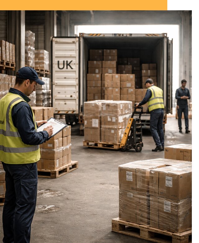 Доставка грузов из Великобритании с таможенным оформлением от 12721