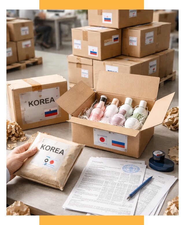 Доставка косметики из Кореи от 8650 р. под ключ | СетСервис-Блк