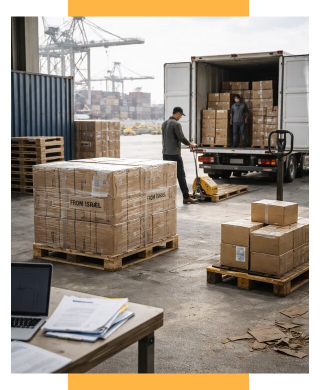 Доставка грузов из Израиля от 15266 р., логистика от СетСервис-Блк