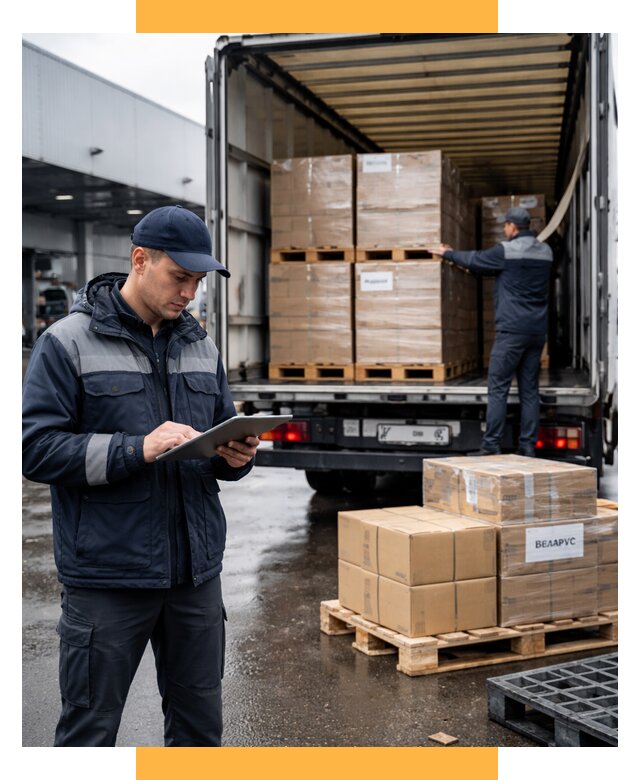Доставка грузов из Беларуси от 15266 р. логистика СетСервис-Блк