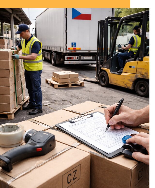 Доставка грузов в Чехию от 35620 руб, международные перевозки