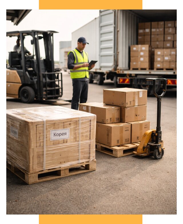 Доставка грузов в Корею из России от 35620 р. | СетСервис-Блк