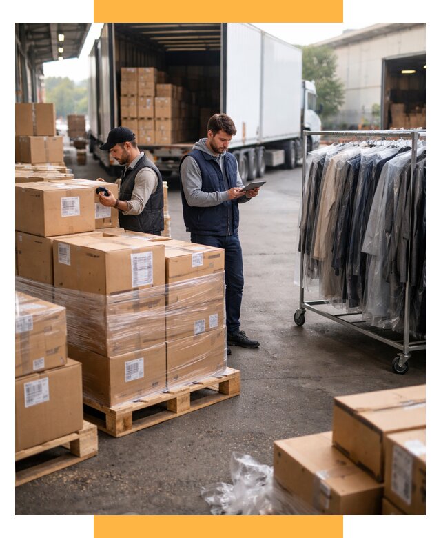 Перевозка и доставка одежды из Китая от 7633 р., СетСервис-Блк