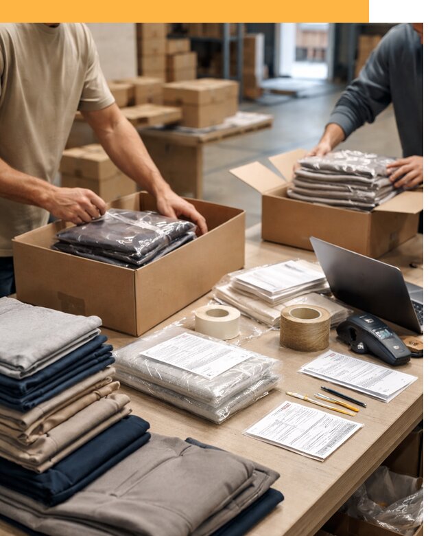 Перевозка одежды по миру от 7633 руб. с таможенным оформлением