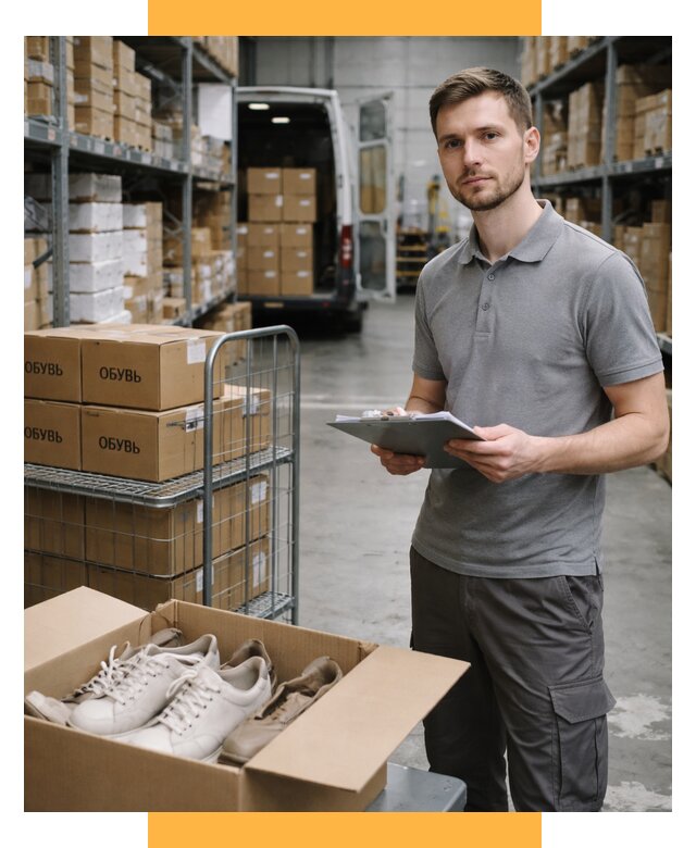 Доставка обуви из Китая и Турции от 4580 р. СетСервис-Блк