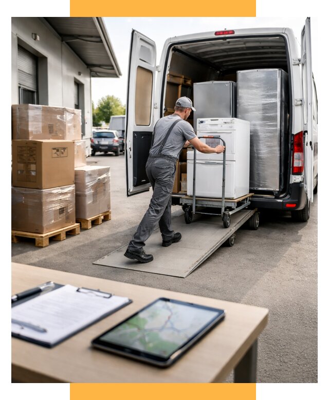 Перевозка бытовой техники от 6615 р. - логистика СетСервис-Блк