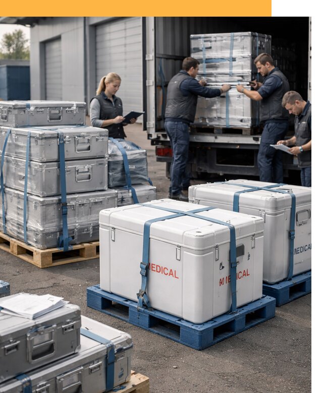 Перевозка медицинского оборудования по всему миру от 15266 руб