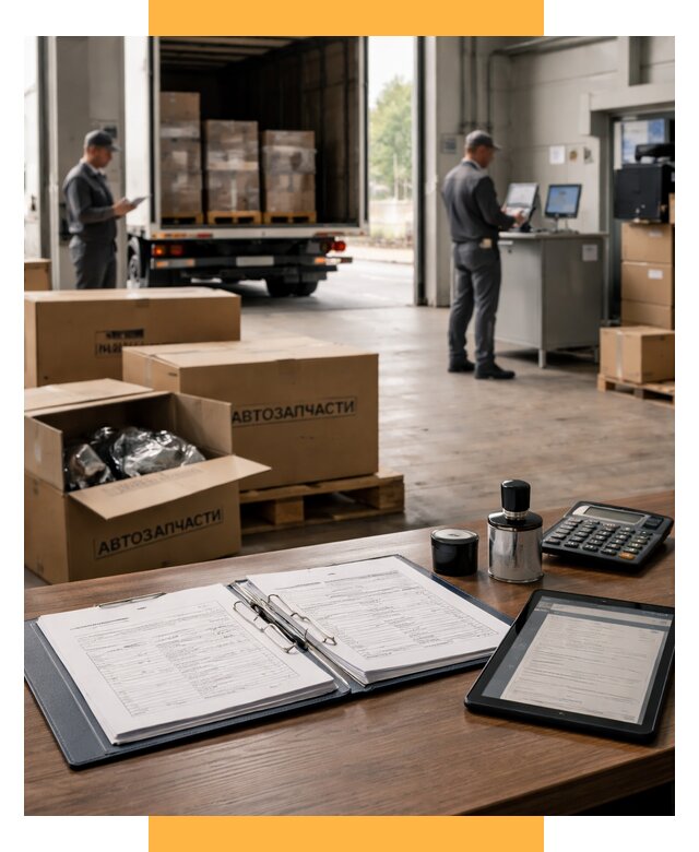 Таможенное оформление автозапчастей под ключ от 8650 р., СетСервис-Блк
