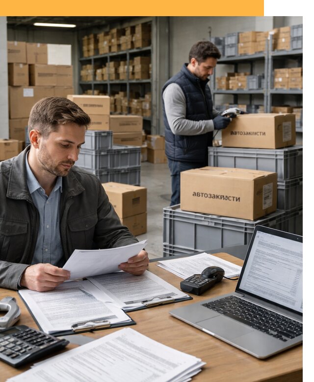 Таможенное оформление автозапчастей по выгодным тарифам от 8650