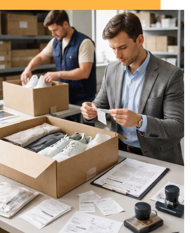 Таможенное оформление одежды и обуви по выгодной цене от 6615 руб