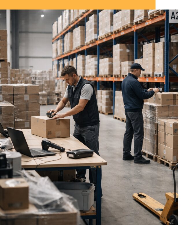 Склад консолидации в Европе: хранение, сортировка от 6615